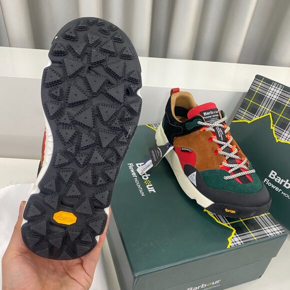 FlowerMOUNTAIN NANGA Collaboration Sneaker Red&Black&Green&Brown Men - Picture 9 of 9